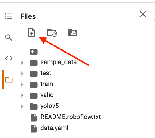 How to upload a file to Google Colab