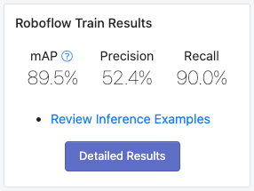 Roboflow Train results