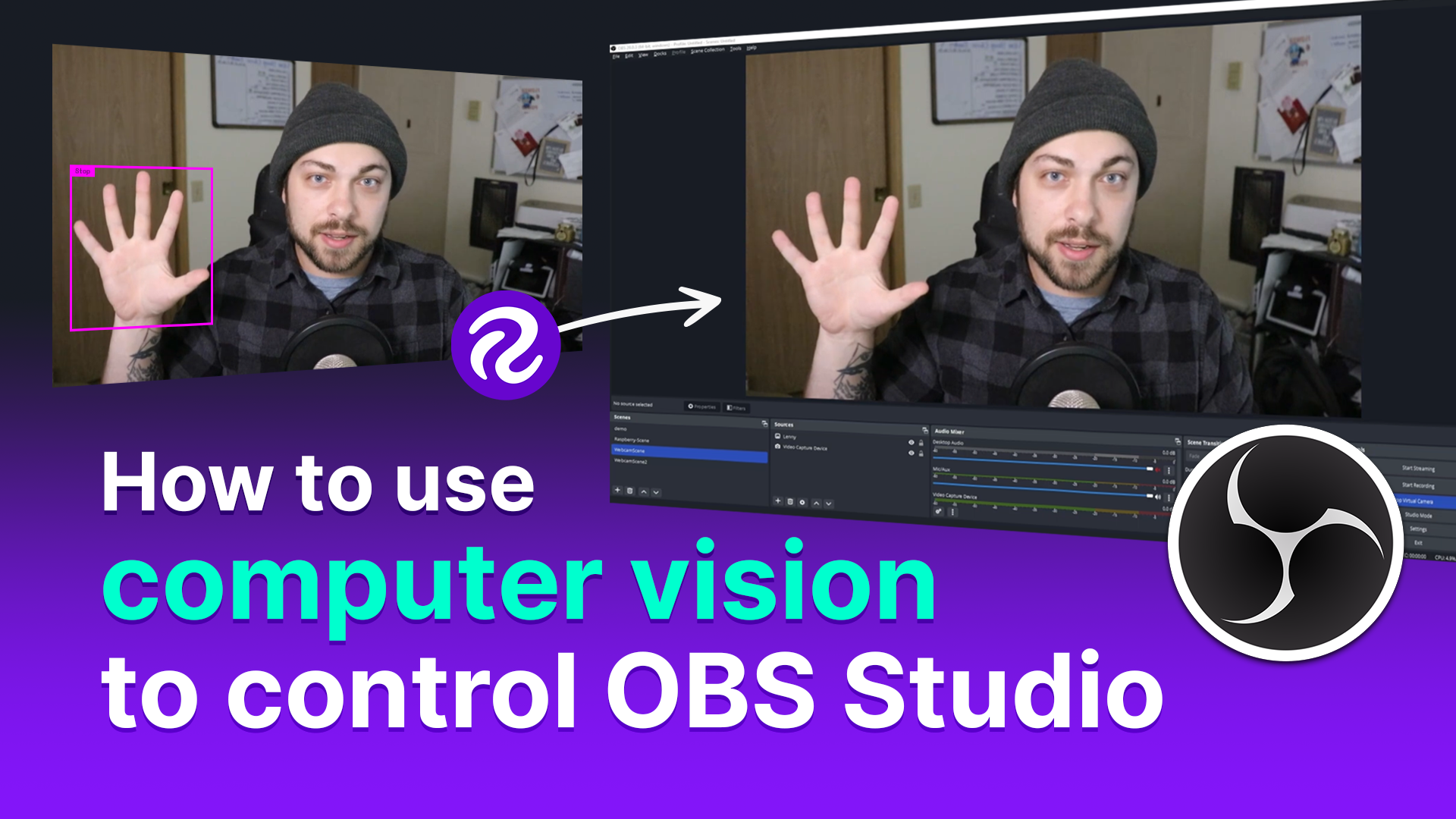 How to Use Computer Vision to Control OBS Studio