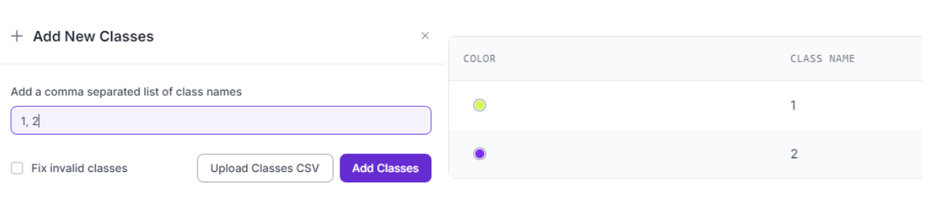 add new classes
