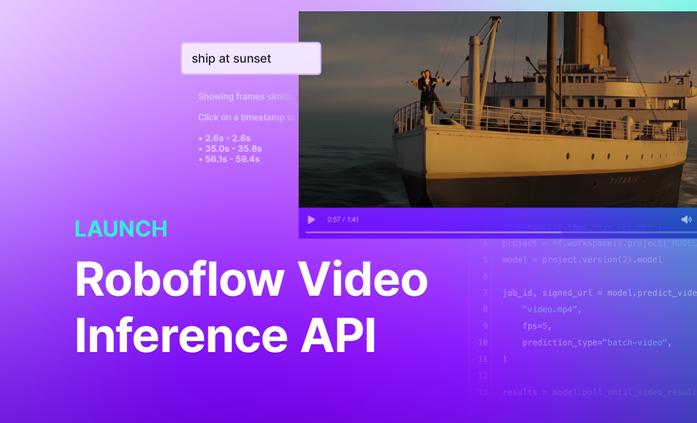 Launch: Roboflow Video Inference API