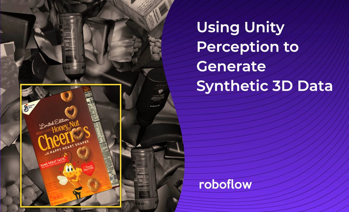 Using Unity Perception to train an object detection model with synthetically generated images