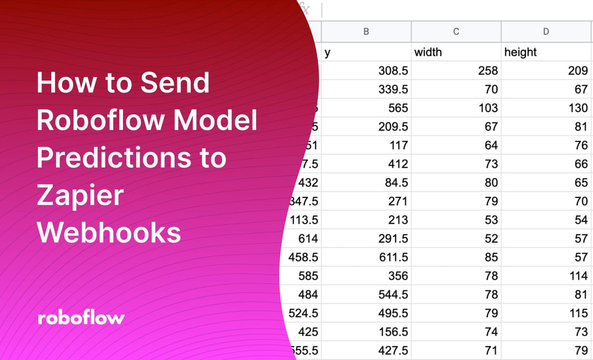 How to Send Roboflow Model Predictions to Zapier Webhooks