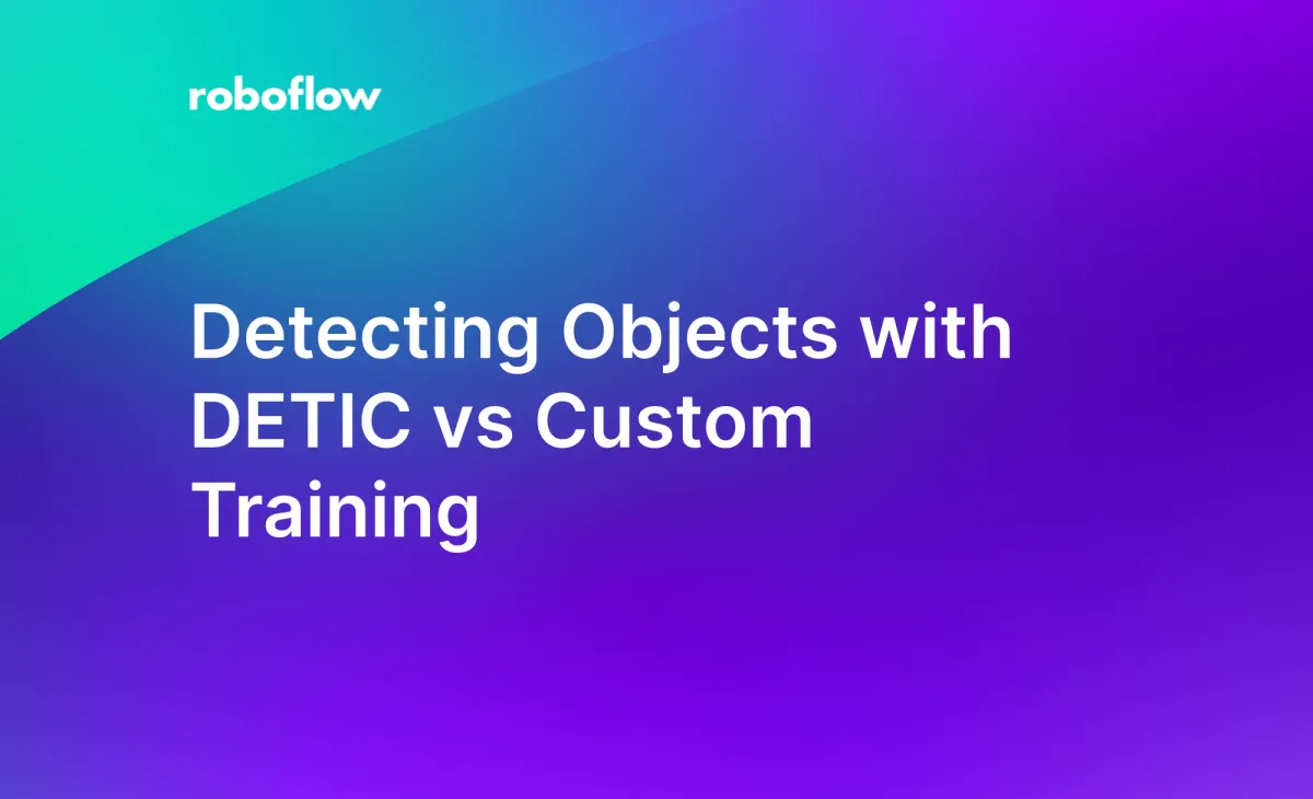 Detecting Objects with DETIC vs Custom Training