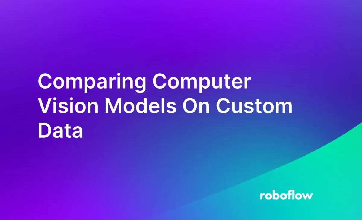 Comparing Computer Vision Models On Custom Data