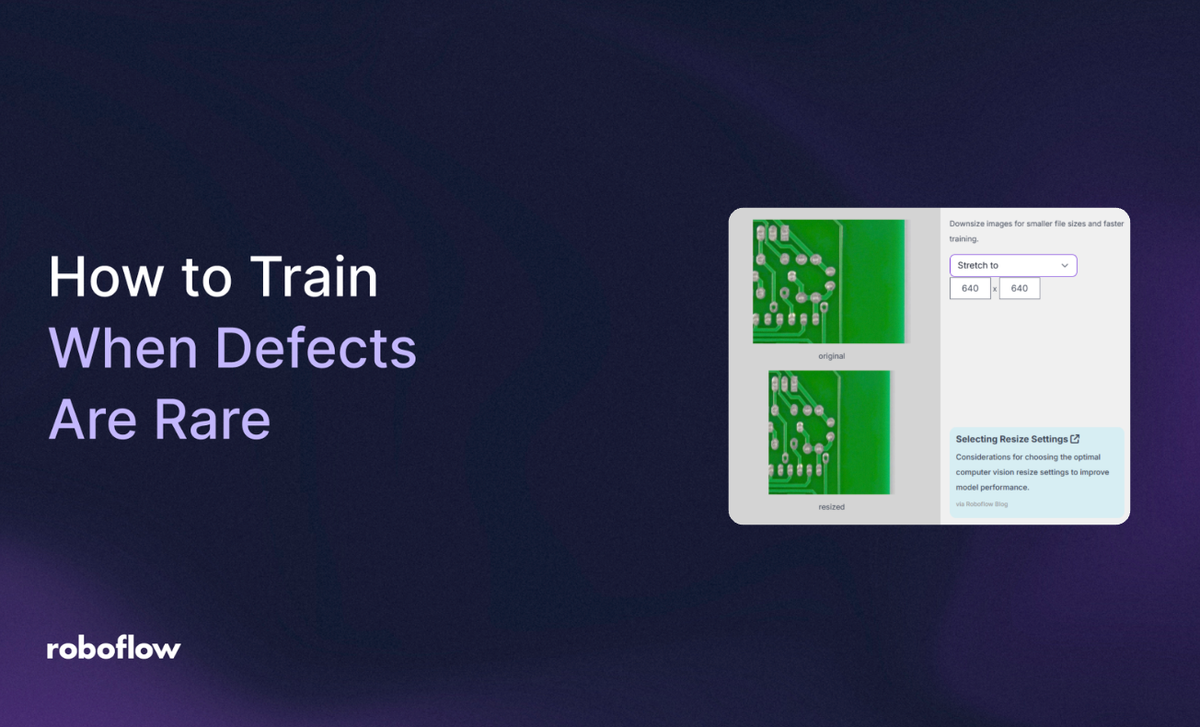 How Do I Train a Model for Defects I Almost Never See?