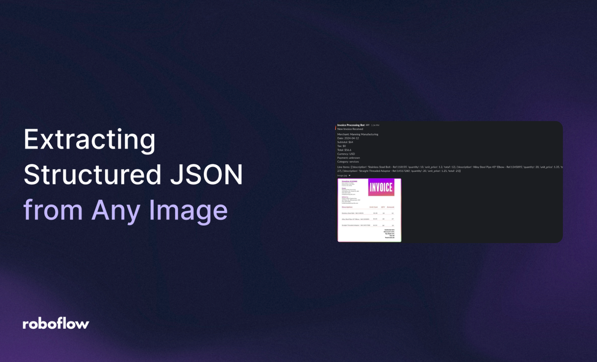 How to Extract Structured JSON from Images