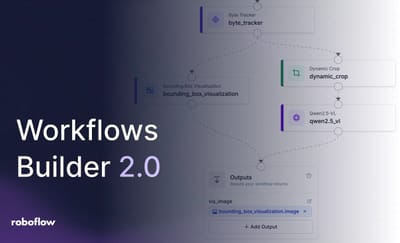 new drag to connect interface in Roboflow Workflows