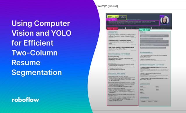 How to Use YOLOv5 for Automated Resume Parsing