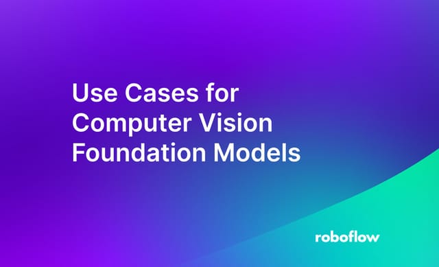 Use Cases for Computer Vision Foundation Models