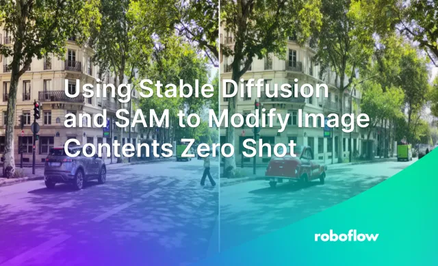 Using Stable Diffusion and SAM to Modify Image Contents Zero Shot