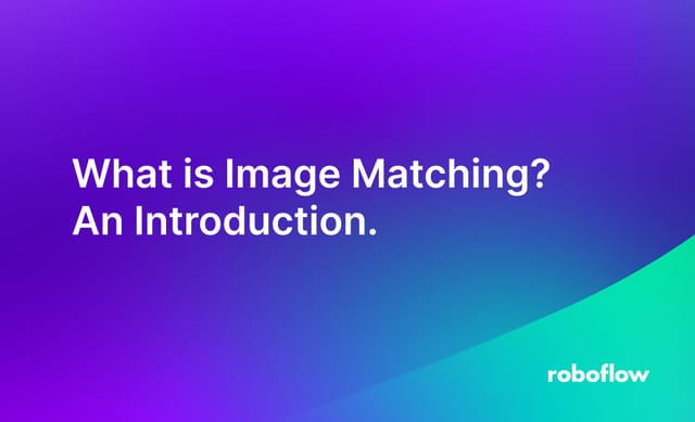 What is Image Matching? An Introduction.