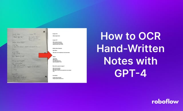 How to OCR Hand-Written Notes with GPT-4