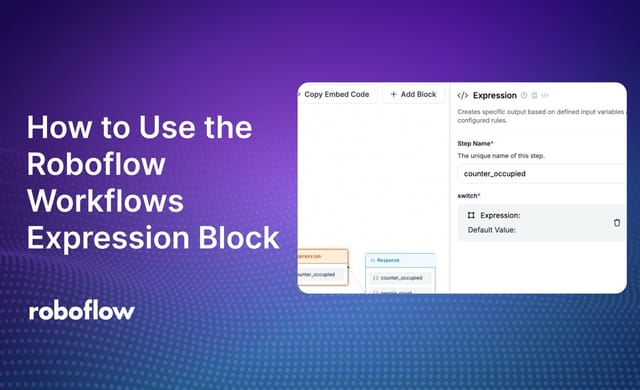 How to Use the Roboflow Workflows Expression Block