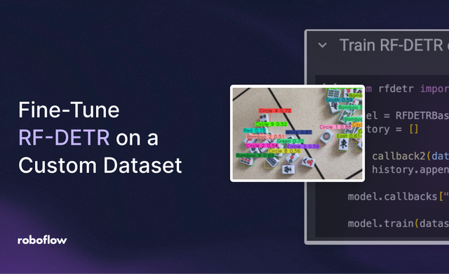 How to Train RF-DETR on a Custom Dataset